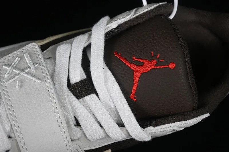 All categories Air Jordan Jordan series basketball shoes Air Jordan 1 Low F version Travis Scott x Jordan Cut The Check AJ1 Joe 1 hook and loop fashion basketball shoes DR9317-100